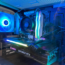 Load image into Gallery viewer, Brand New High End 6-Core Gaming PC, Ryzen 5 5600 (i9-9900K Performance), RTX 4070 Ti / 3070 Options, 16GB 3600mhz DDR4 Ram, 1TB NVME SSD
