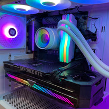 Load image into Gallery viewer, Brand New High End 10-Core Gaming PC, i9-10850K, RTX 4080 / RX 7900 XTX Options, 64GB 3600mhz DDR4 RAM, 2TB NVME SSD, 8TB HDD
