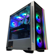 Load image into Gallery viewer, Brand New 8-Core High-End Gaming PC Ryzen 7 5700x (Similar to i9-11900K), RTX 4080 / 4070 Options, 32GB 3200mhz DDR4 Ram, 1TB NVME SSD, 4TB HDD, WIFI+BT
