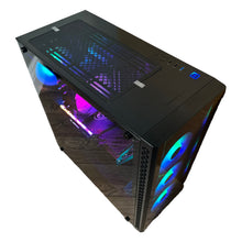 Load image into Gallery viewer, Brand New 10-Core High End Gaming PC, i5-12600KF (Better than i9-11900K), RTX 4070 Ti / 3070 Options, 32GB 3200mhz DDR4 RAM, 1TB NVME SSD, WIFI + BT
