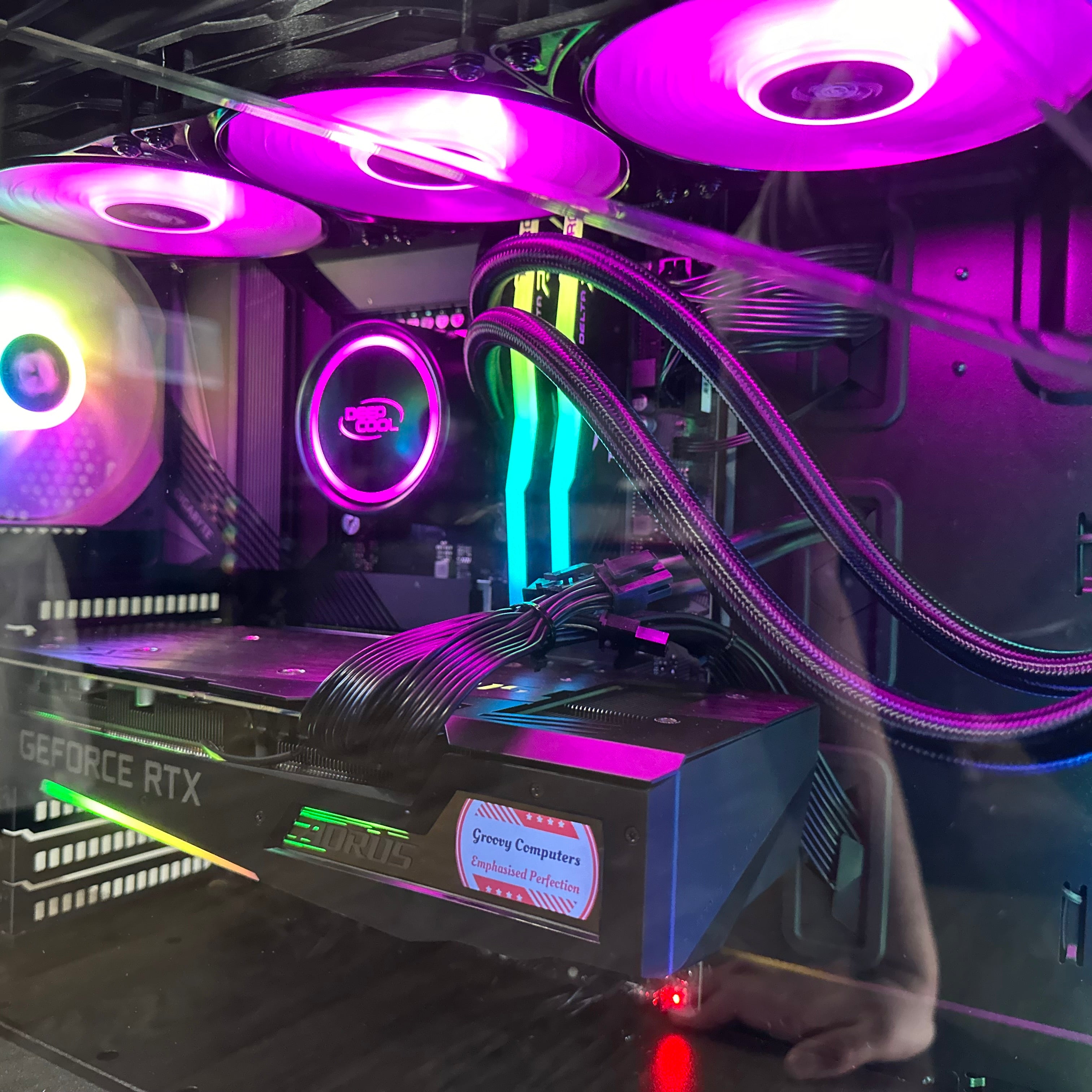 Brand New High End 12-Core Gaming PC, i7-12700K (Better than i9-11900K), RTX 4070/4090 Options, 32GB 3600mhz DDR4 Ram, 2TB NVME SSD