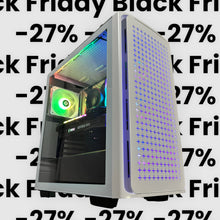 Load image into Gallery viewer, Brand New High End 6-Core Gaming PC, Ryzen 5 5600 (i9-9900K Performance), RTX 4070 Ti / 3070 Options, 16GB 3600mhz DDR4 Ram, 1TB NVME SSD
