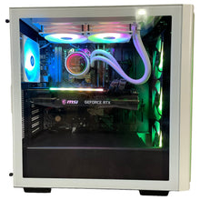 Load image into Gallery viewer, Brand New 8-Core High-End Gaming PC Ryzen 7 5700x (Better than i9-11900K), RTX 4070 Ti Options, 32GB 3200mhz DDR4 Ram, 1TB NVME SSD, WIFI + BT
