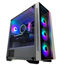 Load image into Gallery viewer, Brand New High End 6-Core Gaming PC, Ryzen 5 5600 (i9-9900K Performance), RTX 4070 / 3070 Options, 16GB 3600mhz DDR4 Ram, 1TB NVME SSD

