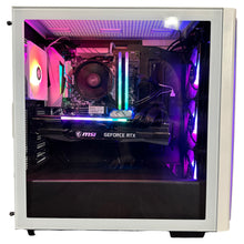 Load image into Gallery viewer, Brand New High End 6-Core Gaming PC, Ryzen 5 5600 (i9-9900K Performance), RTX 4070 Ti / 3070 Options, 16GB 3600mhz DDR4 Ram, 1TB NVME SSD
