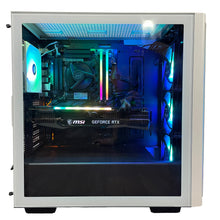 Load image into Gallery viewer, Brand New High End 6-Core Gaming PC, i5-9500, RTX 3060 Ti Options, 16GB 3600mhz DDR4 Ram, 1TB NVME SSD

