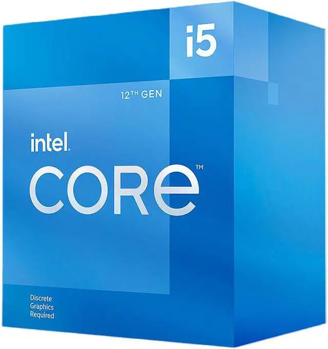 Intel Core i5-12400F 6-Core LGA1700 CPU with Cooler - Sealed New