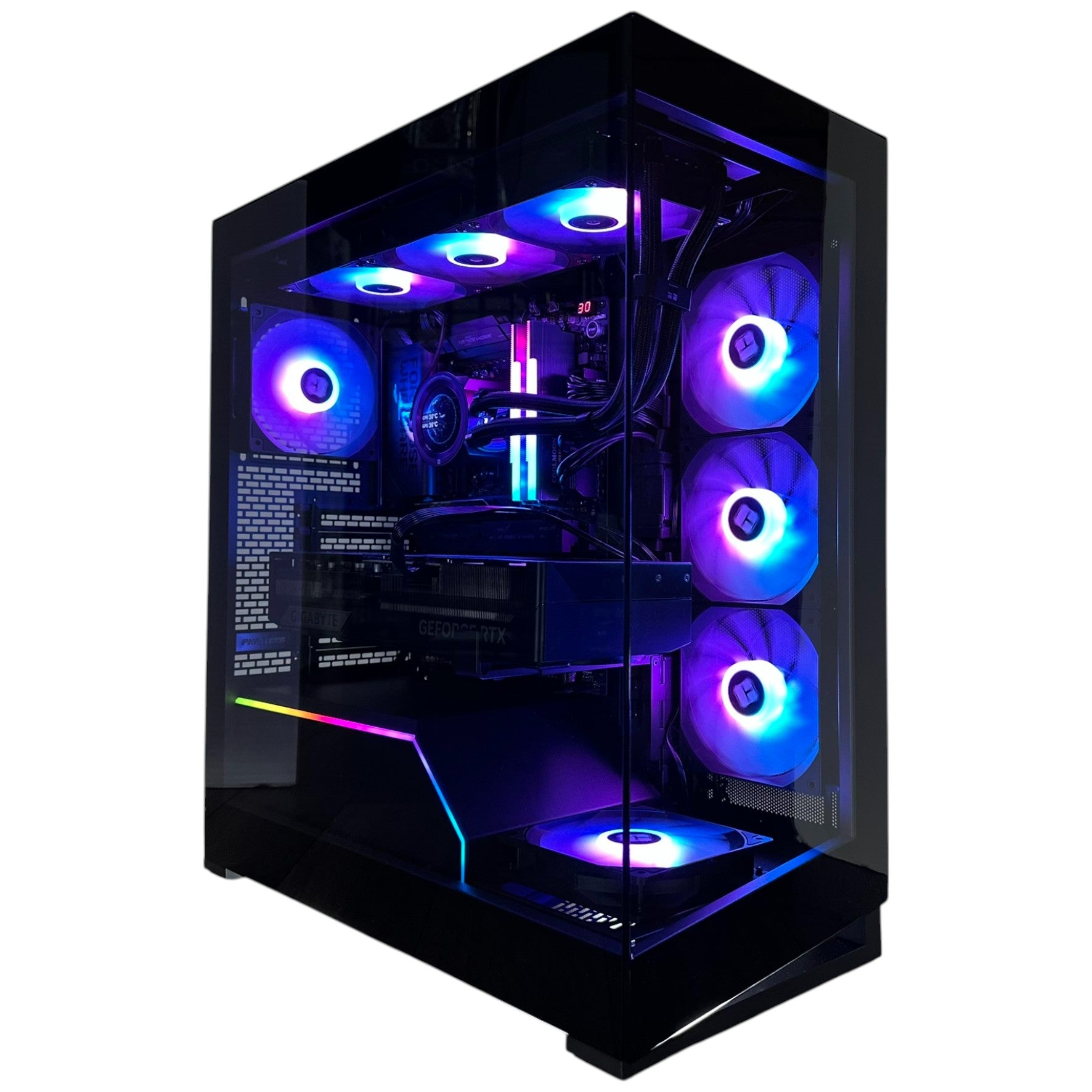 Only 1 Available🔥 Ultimate Ryzen 9 9950X3D 16-Core Workstation Gaming PC – ASUS ROG X870E-E | RTX 5090 32GB | 96GB DDR5 5600mhz RAM | 4TB Gen 4 SSD + 8TB HDD (Options)