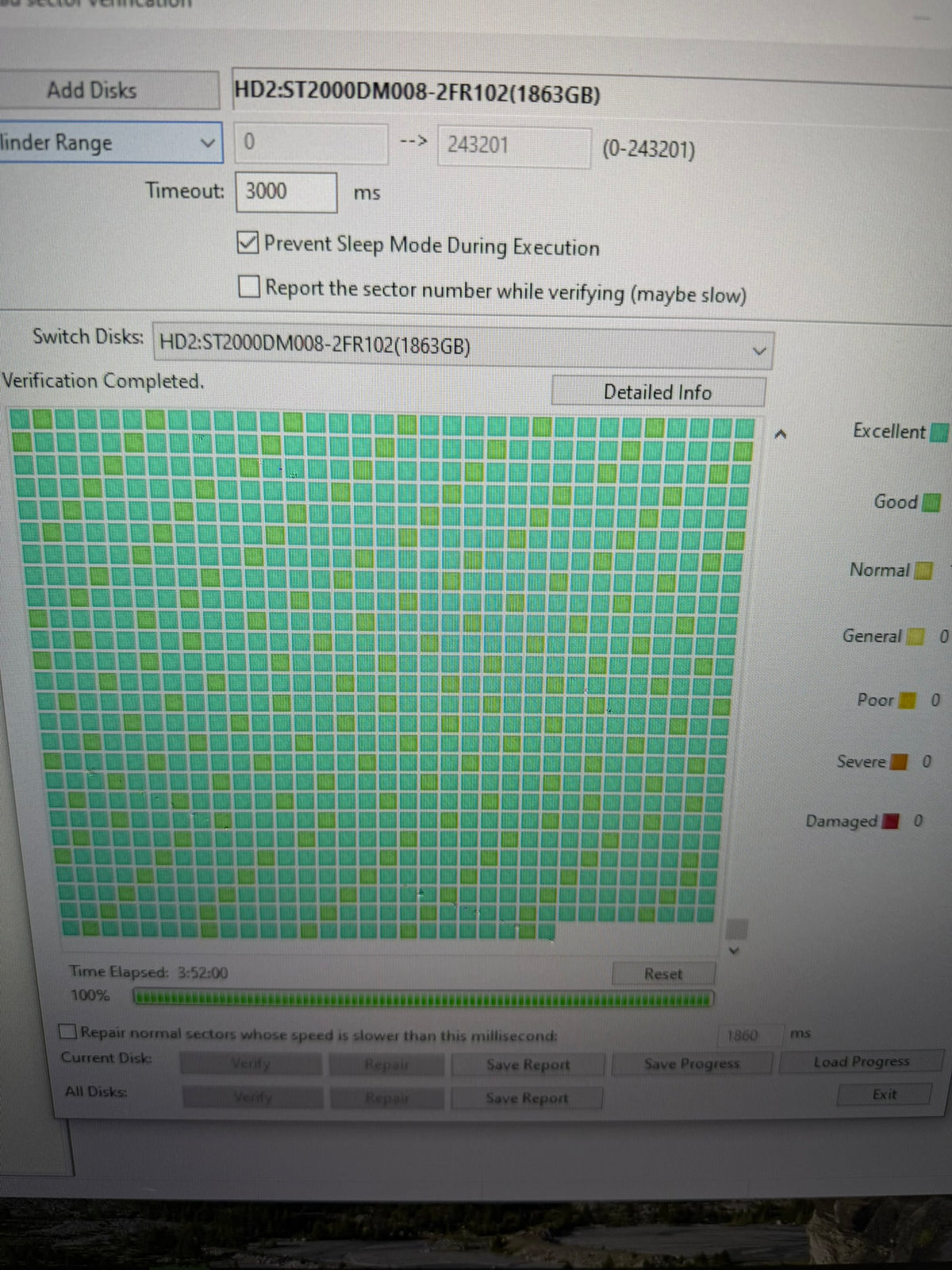 Seagate BarraCuda 2TB ST2000DM008 HDD Tested 100% Health 0 Bad Sectors See Pics