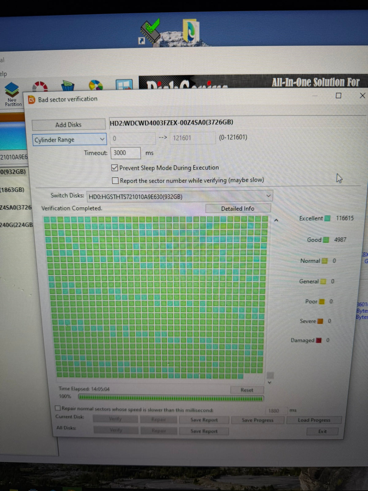 HGST Travelstar 1TB HDD 2.5" | 100% Health 0 Bad Sectors See Pics
