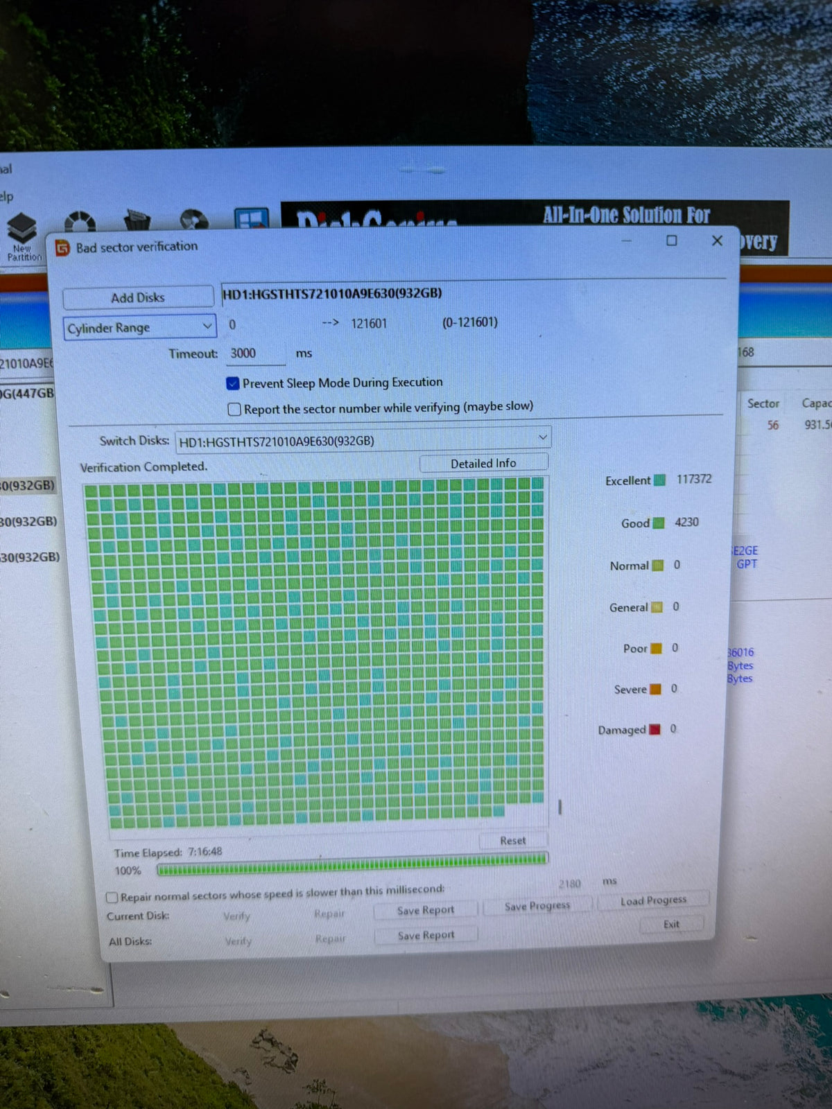 HGST Travelstar 1TB HDD 2.5" | 100% Health 0 Bad Sectors See Pics