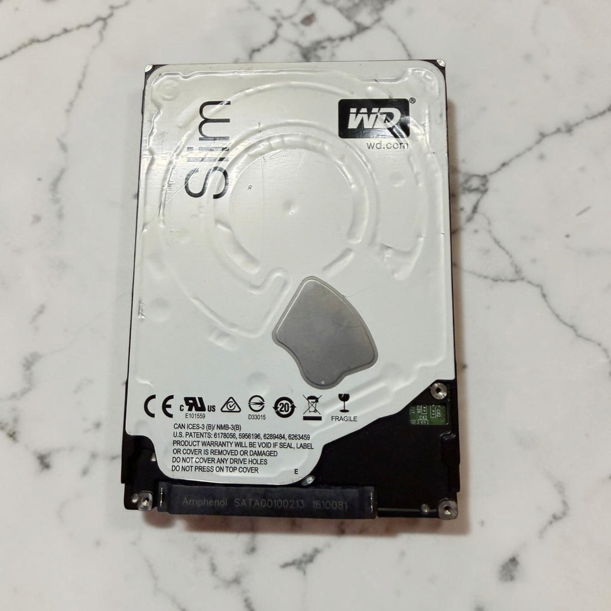 WD Blue Slim 1TB HDD 2.5" | 100% Health 0 Bad Sectors See Pics
