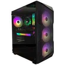 Load image into Gallery viewer, Brand New High End 6-Core Gaming PC, i5-12400F (Similar to i9-9900K), RTX 4070 Options, 16GB 3600mhz DDR4 RAM, 1TB NVME SSD
