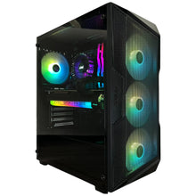 Load image into Gallery viewer, Brand New High End 6-Core Gaming PC, i5-12400F (Similar to i9-9900K), RTX 4070 Options, 16GB 3600mhz DDR4 RAM, 1TB NVME SSD
