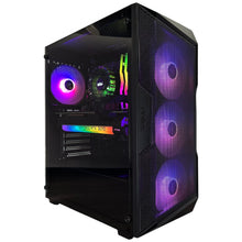 Load image into Gallery viewer, Brand New High End 6-Core Gaming PC, i5-12400F (Similar to i9-9900K), RTX 4070 Options, 16GB 3600mhz DDR4 RAM, 1TB NVME SSD
