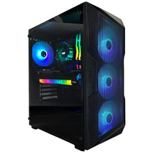 Load image into Gallery viewer, Brand New High End 6-Core Gaming PC, i5-12400F (Similar to i9-9900K), RTX 4070 Options, 16GB 3600mhz DDR4 RAM, 1TB NVME SSD
