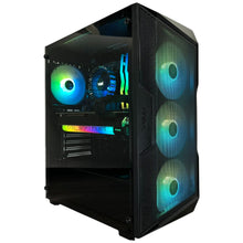 Load image into Gallery viewer, Brand New High End 6-Core Gaming PC, i5-12400F (Similar to i9-9900K), RTX 4070 Options, 16GB 3600mhz DDR4 RAM, 1TB NVME SSD
