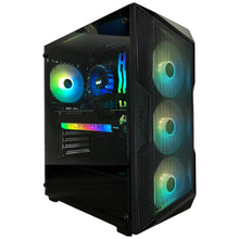 Load image into Gallery viewer, Brand New High End 6-Core Gaming PC, i5-12400F (Similar to i9-9900K), RTX 4070 Options, 16GB 3600mhz DDR4 RAM, 1TB NVME SSD
