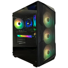 Load image into Gallery viewer, Brand New High End 6-Core Gaming PC, i5-12400F (Similar to i9-9900K), RTX 4070 Options, 16GB 3600mhz DDR4 RAM, 1TB NVME SSD
