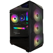 Load image into Gallery viewer, Brand New High End 6-Core Gaming PC, i5-12400F (Similar to i9-9900K), RTX 4070 Options, 16GB 3600mhz DDR4 RAM, 1TB NVME SSD
