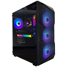 Load image into Gallery viewer, Brand New High End 6-Core Gaming PC, i5-12400F (Similar to i9-9900K), RTX 4070 Options, 16GB 3600mhz DDR4 RAM, 1TB NVME SSD
