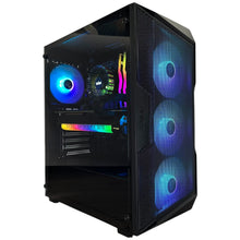 Load image into Gallery viewer, Brand New High End 6-Core Gaming PC, i5-12400F (Similar to i9-9900K), RTX 4070 Options, 16GB 3600mhz DDR4 RAM, 1TB NVME SSD
