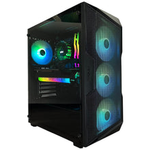 Load image into Gallery viewer, Brand New High End 6-Core Gaming PC, i5-12400F (Similar to i9-9900K), RTX 4070 Options, 16GB 3600mhz DDR4 RAM, 1TB NVME SSD
