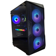 Load image into Gallery viewer, Brand New High End 6-Core Gaming PC, i5-12400F (Similar to i9-9900K), RTX 4070 Options, 16GB 3600mhz DDR4 RAM, 1TB NVME SSD
