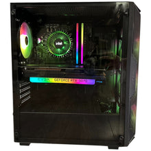 Load image into Gallery viewer, Brand New High End 6-Core Gaming PC, i5-12400F (Similar to i9-9900K), RTX 4070 Options, 16GB 3600mhz DDR4 RAM, 1TB NVME SSD
