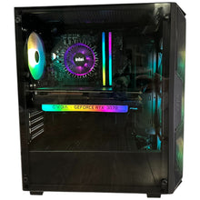 Load image into Gallery viewer, Brand New High End 6-Core Gaming PC, i5-12400F (Similar to i9-9900K), RTX 4070 Options, 16GB 3600mhz DDR4 RAM, 1TB NVME SSD
