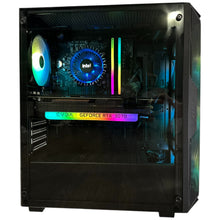 Load image into Gallery viewer, Brand New High End 6-Core Gaming PC, i5-12400F (Similar to i9-9900K), RTX 4070 Options, 16GB 3600mhz DDR4 RAM, 1TB NVME SSD
