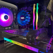 Load image into Gallery viewer, Brand New High End 6-Core Gaming PC, i5-12400F (Similar to i9-9900K), RTX 4070 Options, 16GB 3600mhz DDR4 RAM, 1TB NVME SSD
