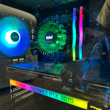 Load image into Gallery viewer, Brand New High End 6-Core Gaming PC, i5-12400F (Similar to i9-9900K), RTX 4070 Options, 16GB 3600mhz DDR4 RAM, 1TB NVME SSD
