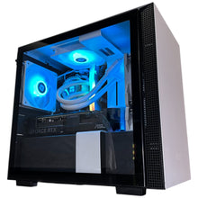 Load image into Gallery viewer, Compact Brand New 8-Core High-End Gaming PC Ryzen 7 5700x (Similar to i9-11900K), RTX 4070 Super Options, 32GB 3600mhz DDR4 Ram, 2TB NVME SSD, WIFI + BT
