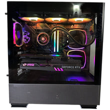 Load image into Gallery viewer, Brand New 24-Core High End Gaming PC MPG Edge, i9-13900F, RTX 4070 / 4090 Options, 32GB 6400mhz DDR5 Ram, 2TB NVME SSD, WIFI + BT
