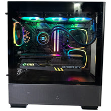 Load image into Gallery viewer, Brand New 24-Core High End Gaming PC MPG Edge, i9-13900F, RTX 4070 / 4090 Options, 32GB 6400mhz DDR5 Ram, 2TB NVME SSD, WIFI + BT
