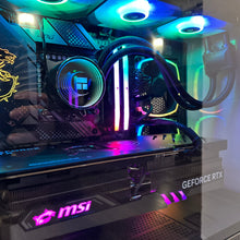 Load image into Gallery viewer, Brand New 24-Core High End Gaming PC MPG Edge, i9-13900F, RTX 4070 / 4090 Options, 32GB 6400mhz DDR5 Ram, 2TB NVME SSD, WIFI + BT
