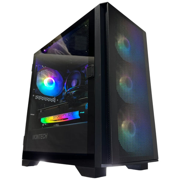 AMD Ryzen 7 8700F gaming PC with RTX 4070 12GB