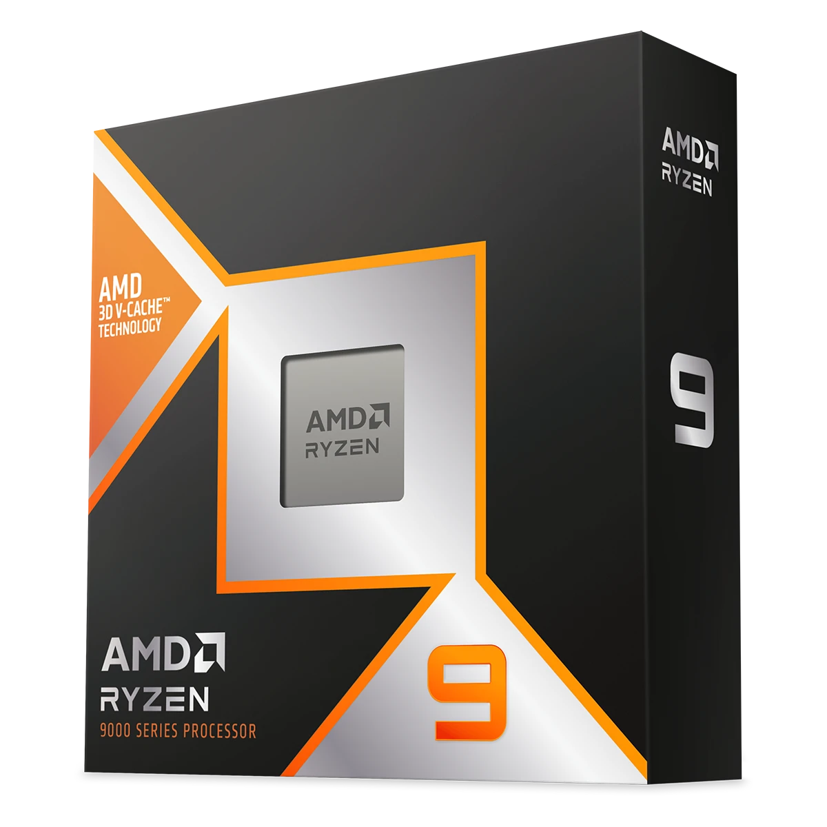 AMD Ryzen 9 9900X3D official retail box