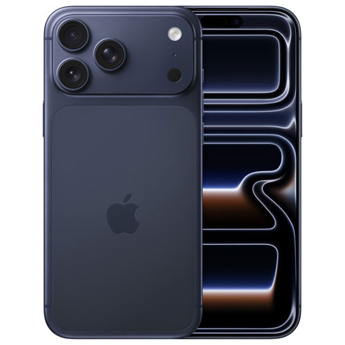 Apple iPhone 17 Pro Max 512GB Deep Blue — manufacturer stock image for reference
