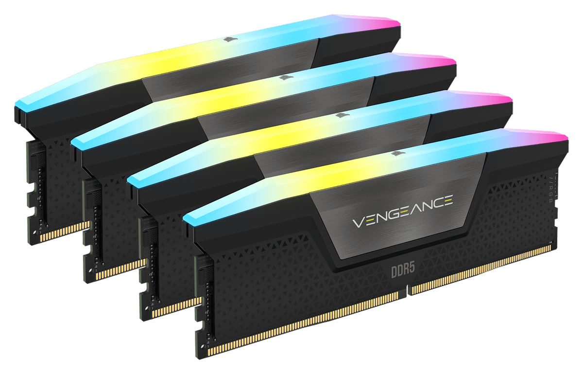 Corsair VENGEANCE RGB 96GB (4x24GB) DDR5-6000 CL30 RAM - Sealed New