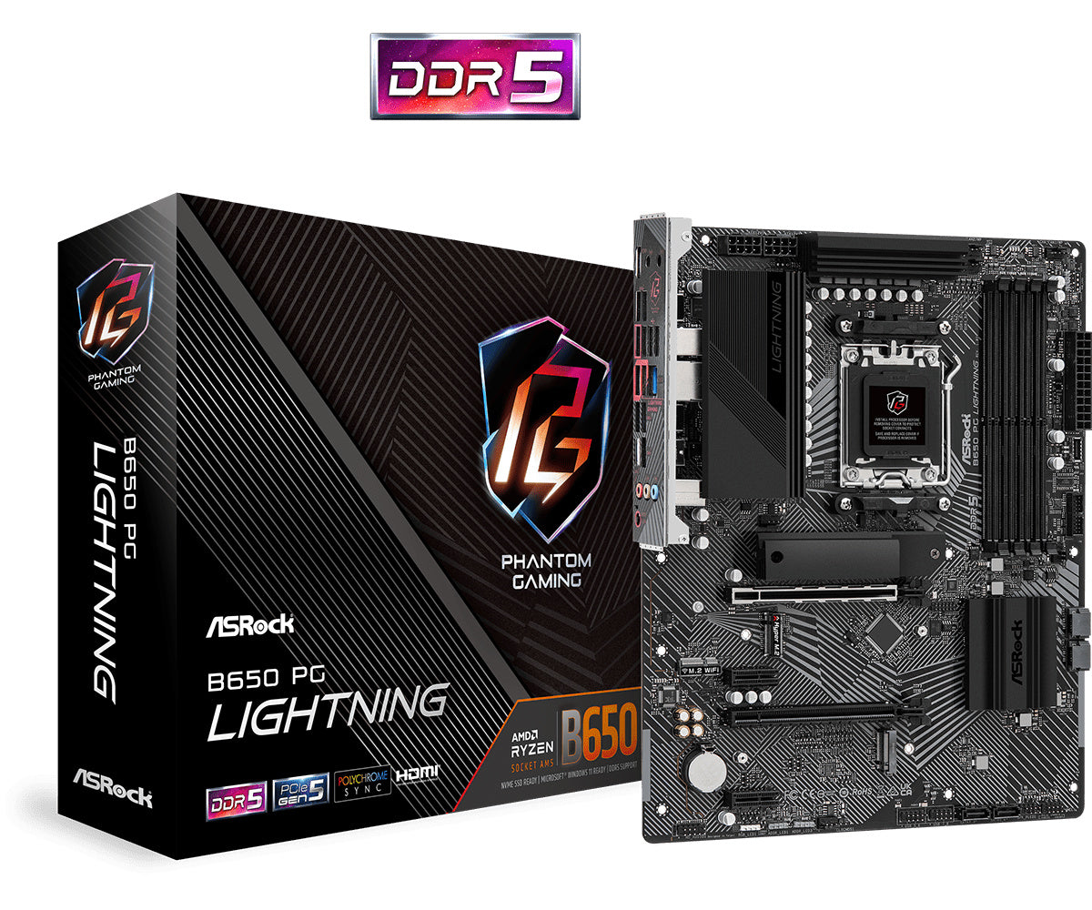 ASRock B650 PG Lightning — manufacturer reference image