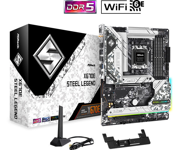 ASRock X670E Steel Legend — manufacturer reference image