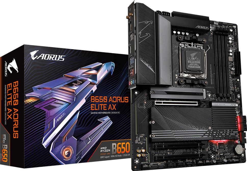 Gigabyte B650 AORUS Elite AX — manufacturer reference image