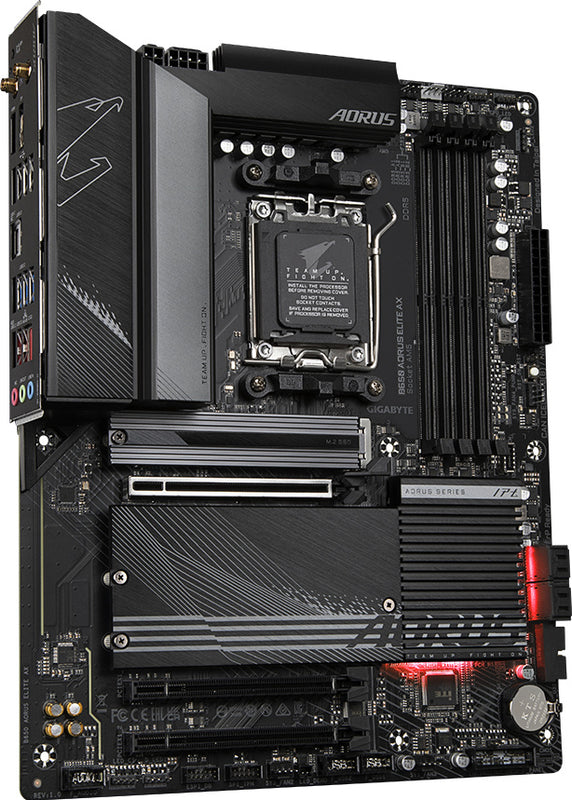 Ryzen 5 8400F + B650 AORUS Elite AX + Montech 850W Bundle - original component photo