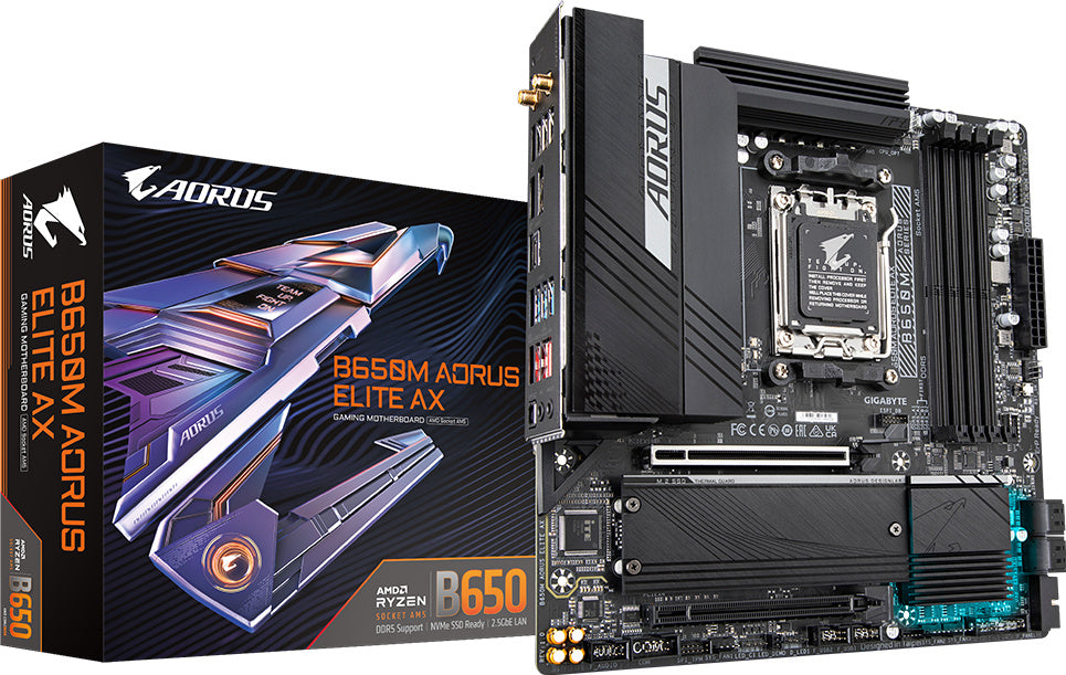 Gigabyte B650M AORUS Elite AX — manufacturer reference image