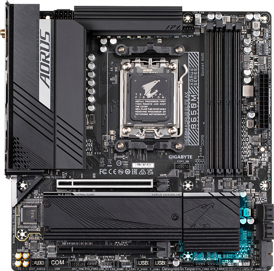 Gigabyte B650M AORUS Elite AX — manufacturer reference view 2