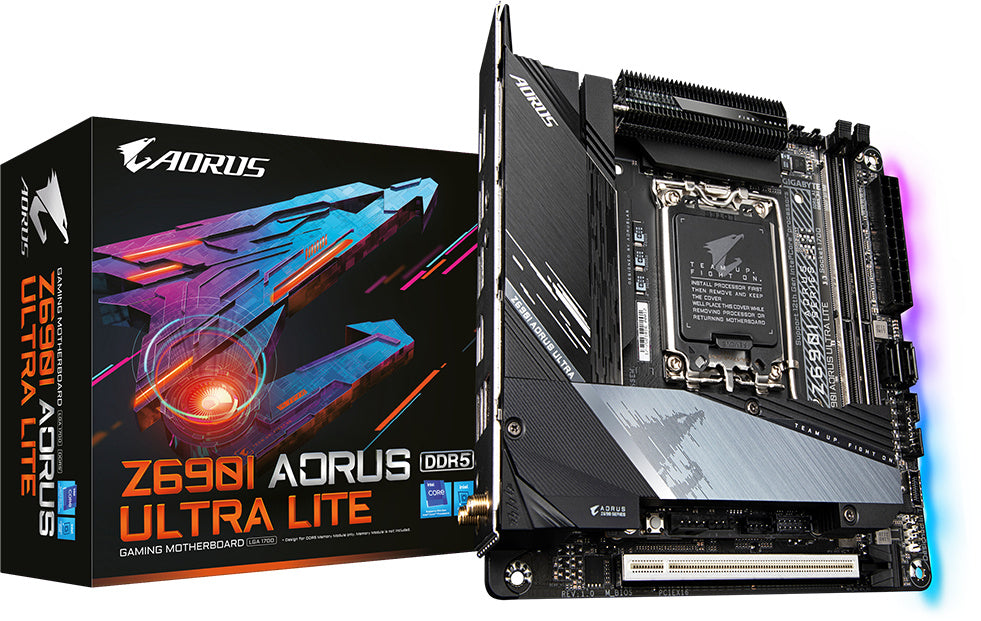 Gigabyte Z690I AORUS Ultra Lite DDR5 — manufacturer reference image
