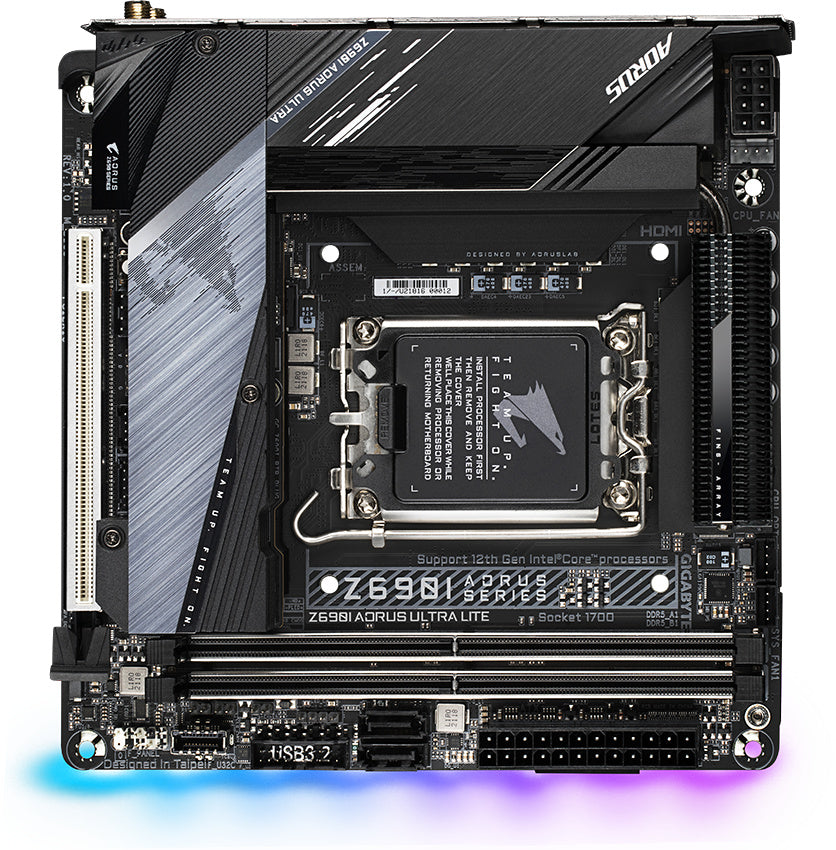 Gigabyte Z690I AORUS Ultra Lite DDR5 — manufacturer reference view 2