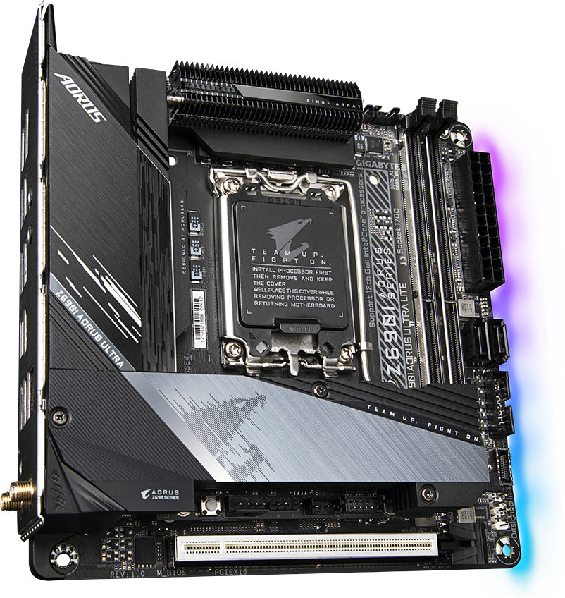 Gigabyte Z690I AORUS Ultra Lite DDR5 — manufacturer reference view 3